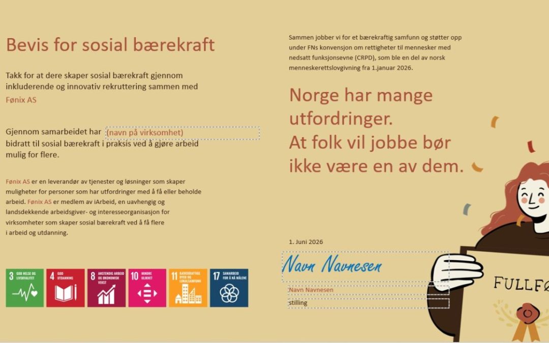 Sosial bærekraft må kunne vises i praksis